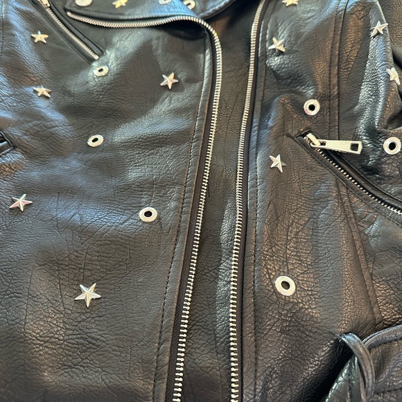 Edgy Moto jacket with studs, perfect layering over jeans or a skirt - Picture 9 of 9
